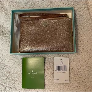 Kate Spade glitter bug wristlet